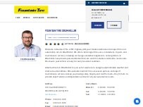 Website Screenshot Fountain Tire