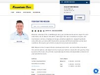 Website Screenshot Fountain Tire