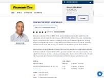 Website Screenshot Fountain Tire