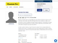 Website Screenshot Fountain Tire