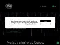 Website Screenshot La Musique Gwap Attitude Inc.