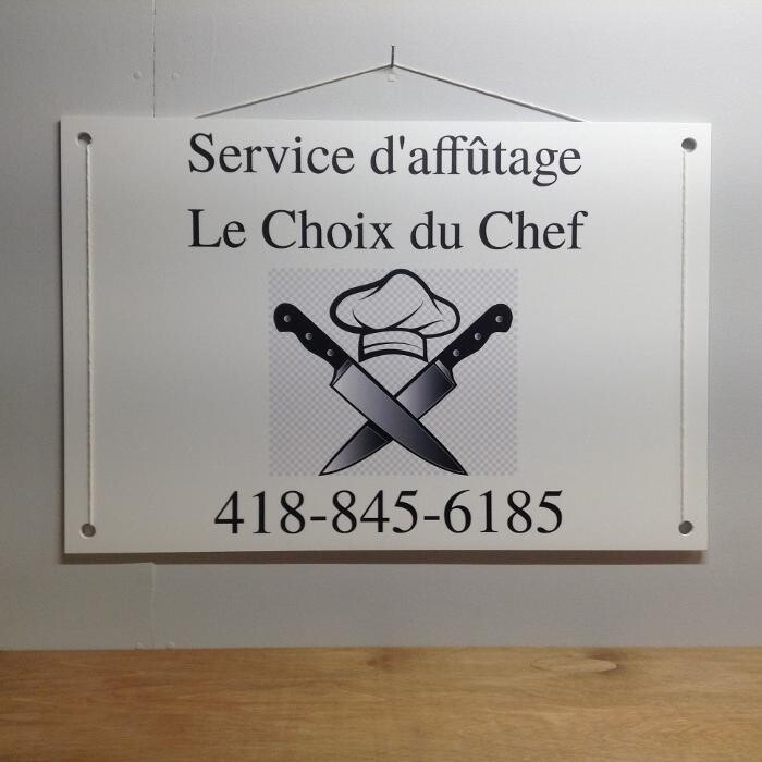 Images Service d'affûtage Le Choix du Chef