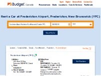 Website Screenshot Budget Car Rental
