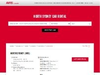 Website Screenshot Avis Car Rental