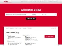 Website Screenshot Avis Car Rental