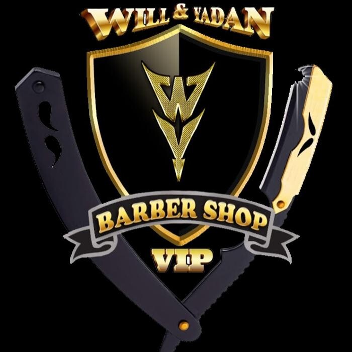 Will & Yadan Barbershop Logo