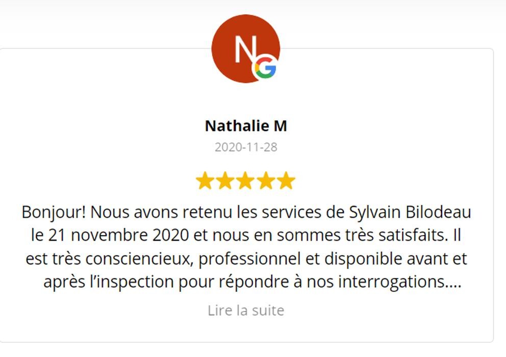 Images Inspection Bilodeau