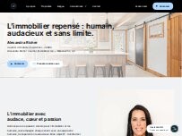 Website Screenshot ALEXANDRA RICHER Courtier immobilier résidentiel Via Capitale Expertise