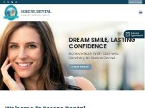 Website Screenshot Serene Dental | Emergency Dentist | Dr Shawn Hadi