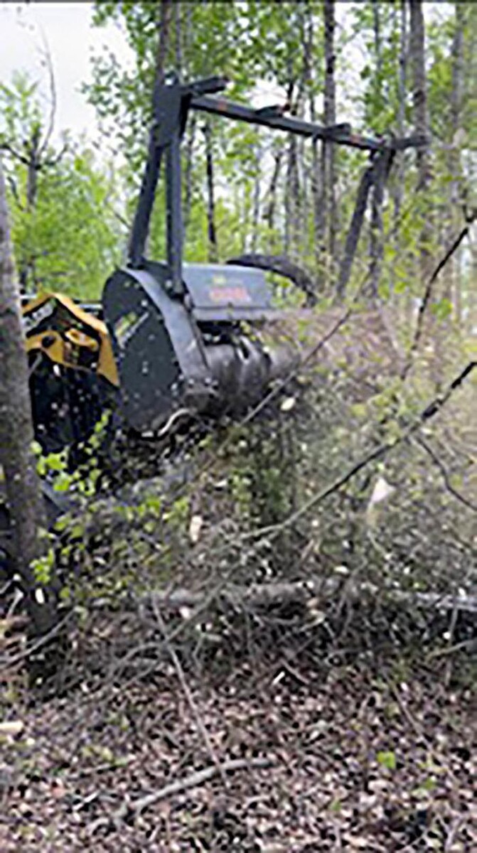 Images Skid Steer Services Mulching