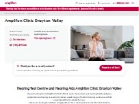 Website Screenshot Amplifon Clinic Drayton Valley