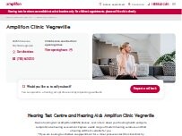 Website Screenshot Amplifon Clinic Vegreville