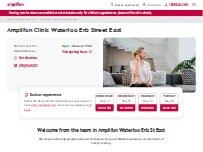 Website Screenshot Amplifon Clinic Waterloo Erb Street East