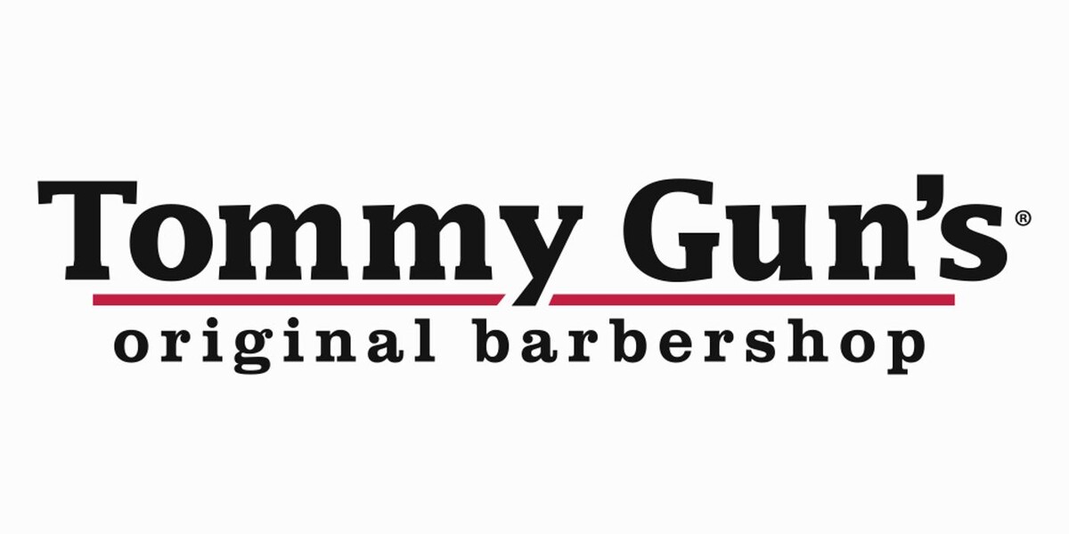 Tommy Gun's Original Barbershop Logo