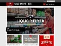 Website Screenshot Co-op Liquor