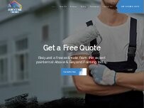 Website Screenshot Above & Beyond Painting