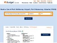Website Screenshot Budget Car Rental