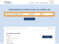 Website Screenshot Budget Truck Rental