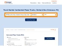 Website Screenshot Budget Truck Rental