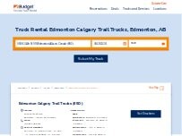 Website Screenshot Budget Truck Rental