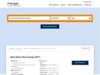 Website Screenshot Budget Truck Rental