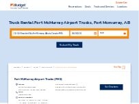 Website Screenshot Budget Truck Rental