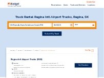 Website Screenshot Budget Truck Rental