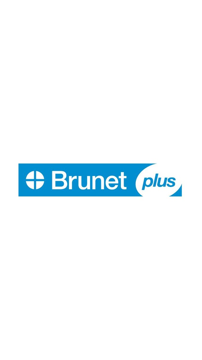 Brunet Plus J Jones, pharmacienne propriétaire pharm. prop. Affiliée Logo