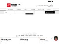 Website Screenshot Baywest Toyota