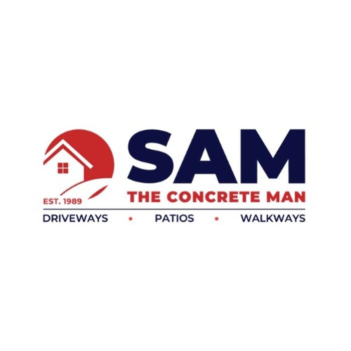 Sam The Concrete Man Lower Mainland North Logo