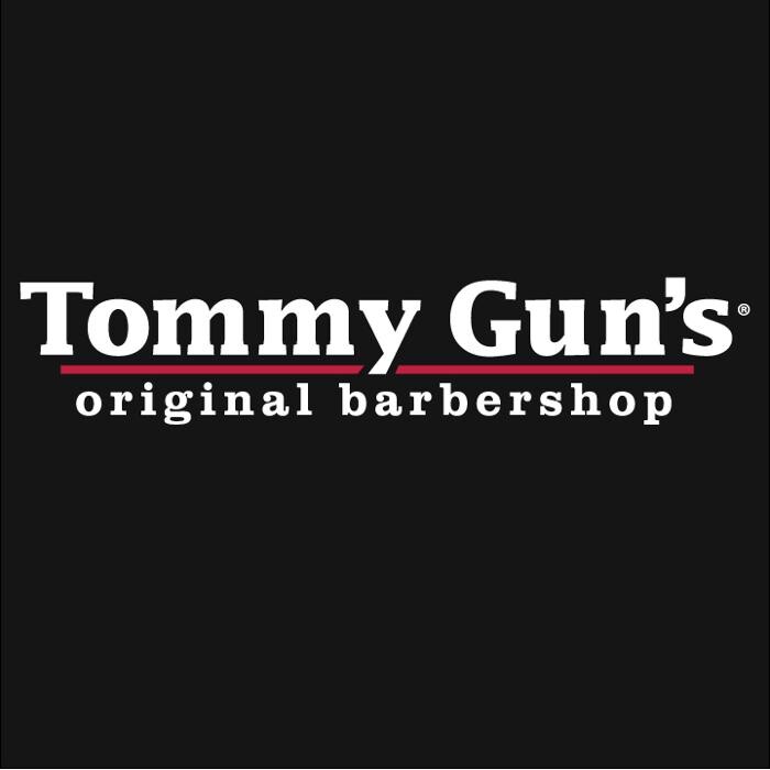 Tommy Gun's Original Barbershop Logo