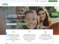 Website Screenshot Kitchener Dental