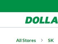 Website Screenshot Dollar Tree