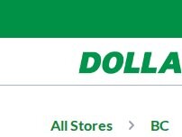 Website Screenshot Dollar Tree