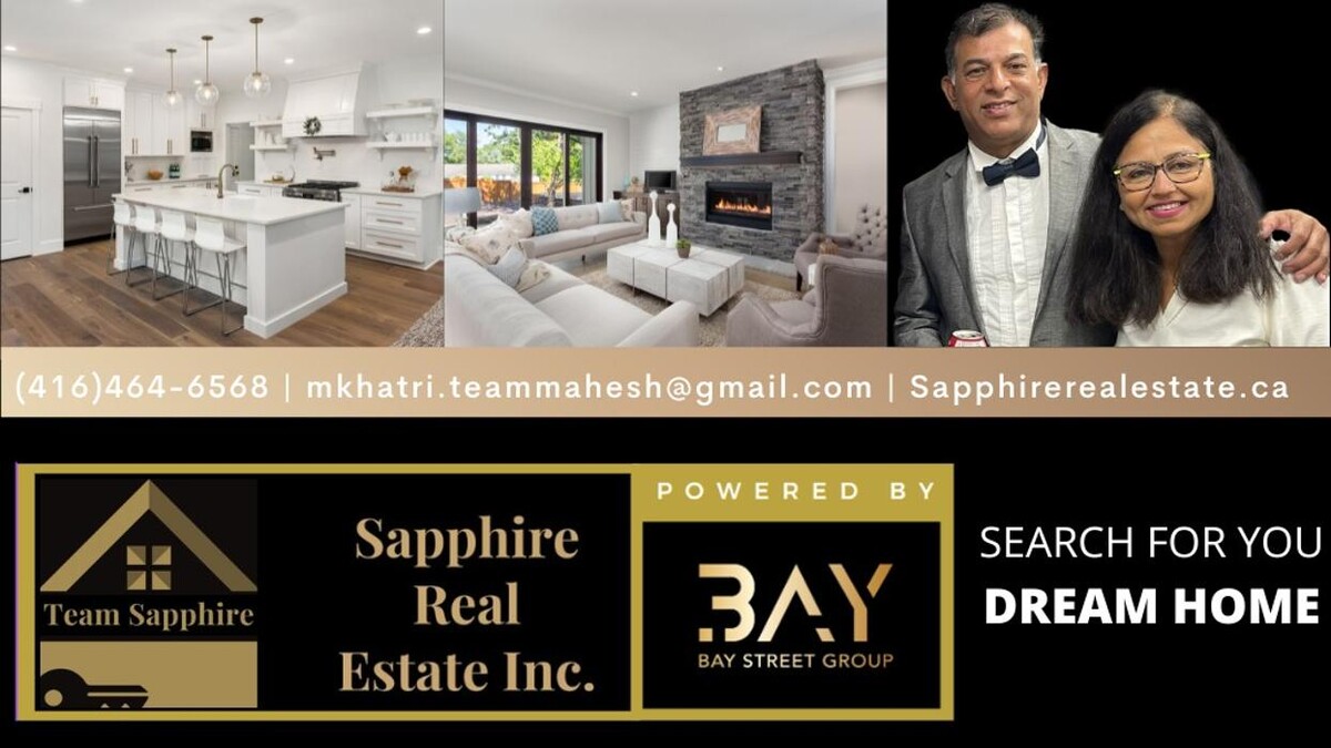 Images Sapphire Real Estate Inc., Brokerage & Team Sapphire - Mahesh and Rakhee Khatri