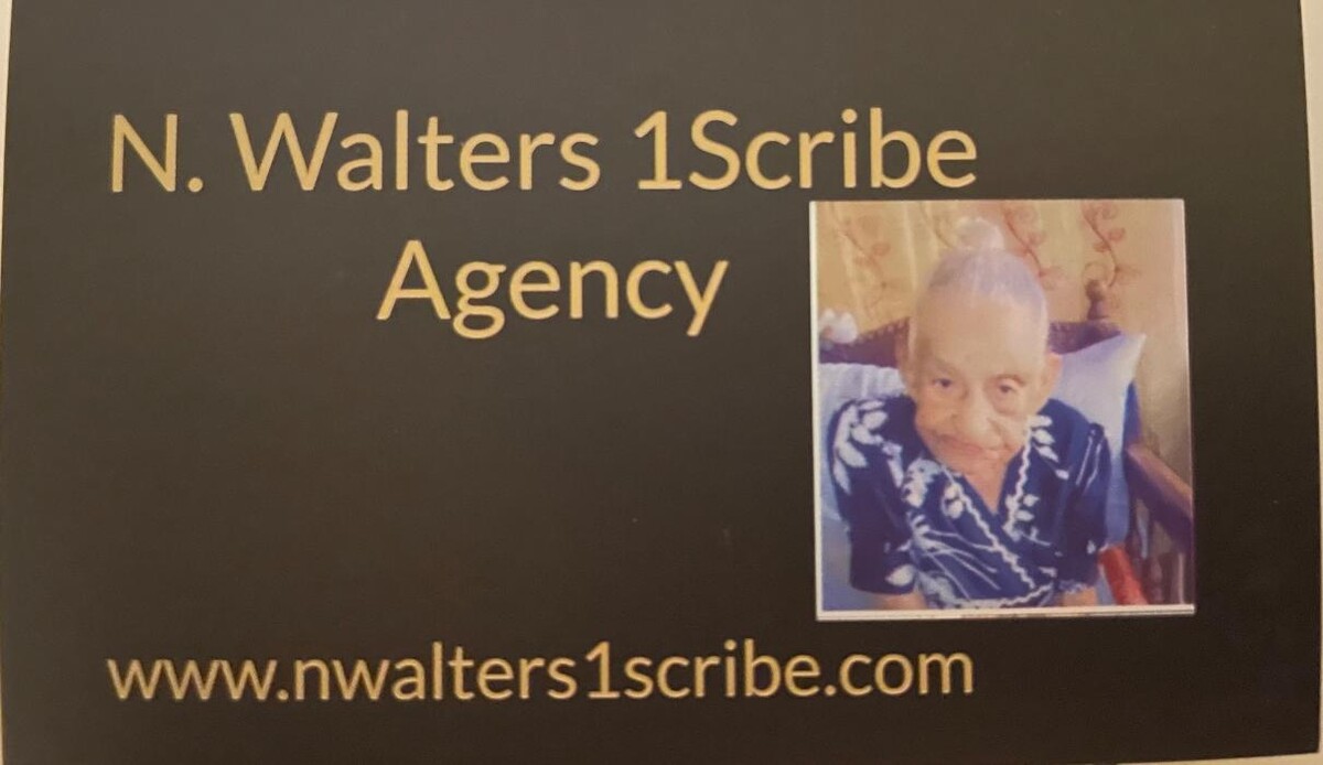 Images N. Walters 1Scribe Services Agency