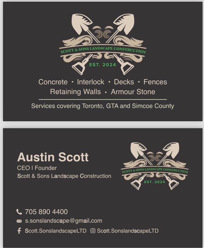 Images Scott and son's Landscape Contruction LTD