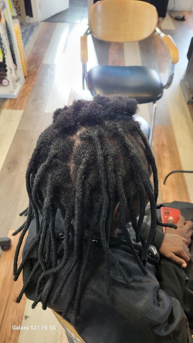 Images Francine cheveux d'or, tresses africaines