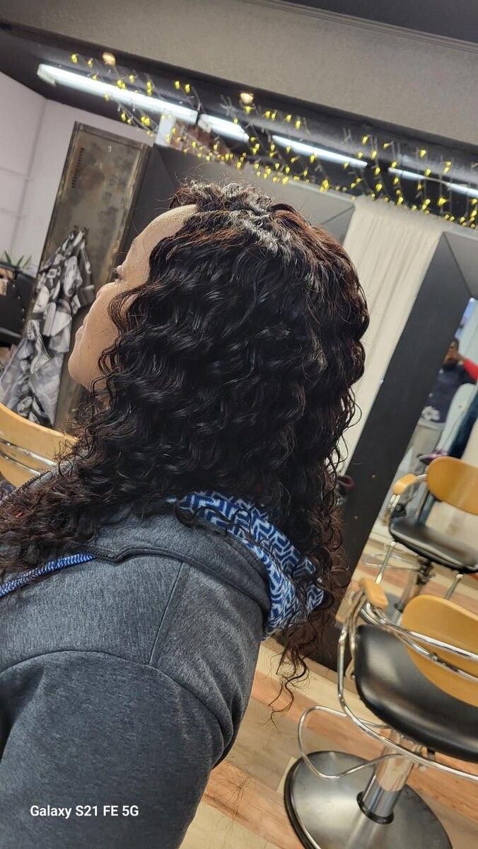 Images Francine cheveux d'or, tresses africaines