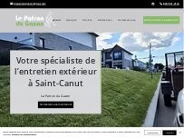 Website Screenshot Le Patron Du Gazon