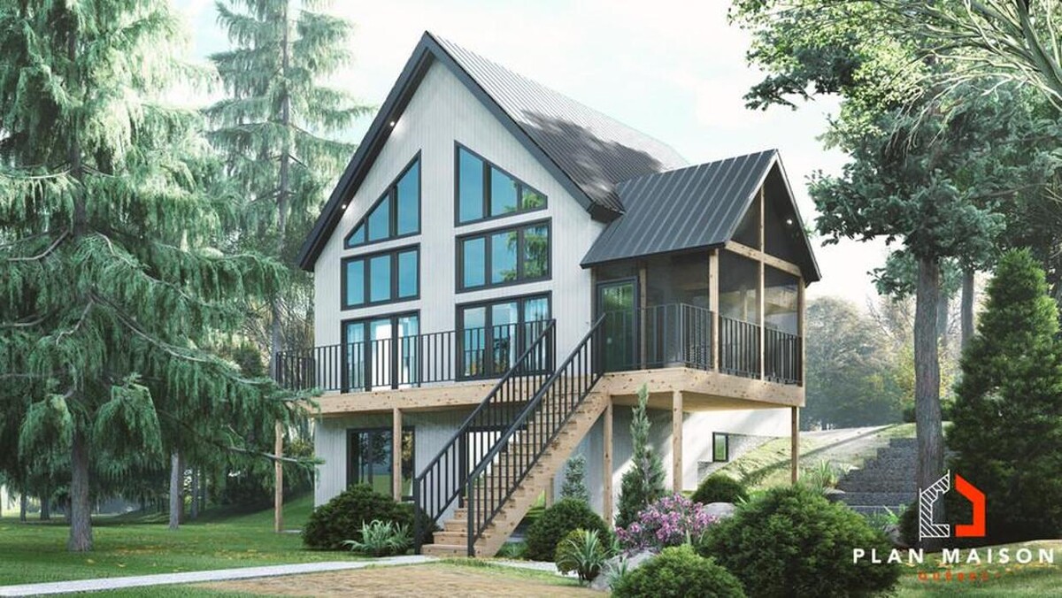 Images Plan Maison Québec | Plan de maison neuve, Chalet, Bi-génération, Duplex, Triplex, Mini maison, et Garage