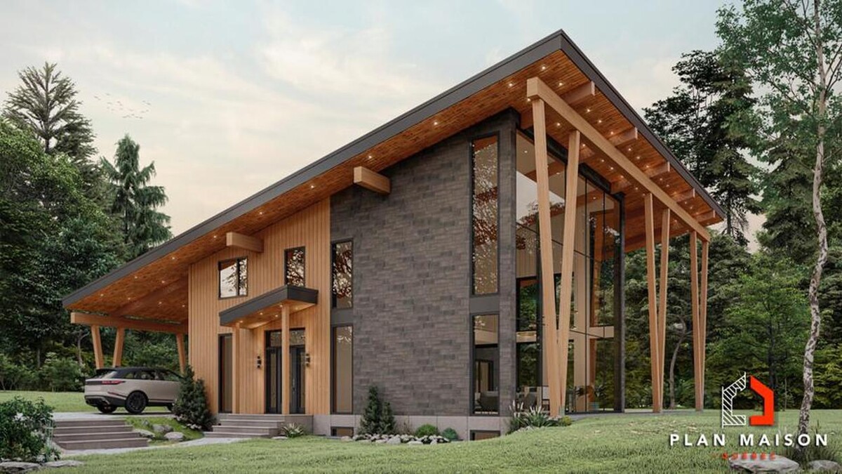 Images Plan Maison Québec | Plan de maison neuve, Chalet, Bi-génération, Duplex, Triplex, Mini maison, et Garage