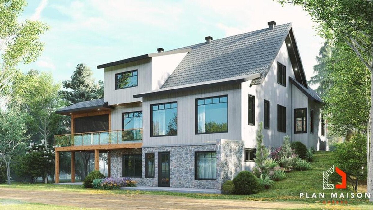 Images Plan Maison Québec | Plan de maison neuve, Chalet, Bi-génération, Duplex, Triplex, Mini maison, et Garage