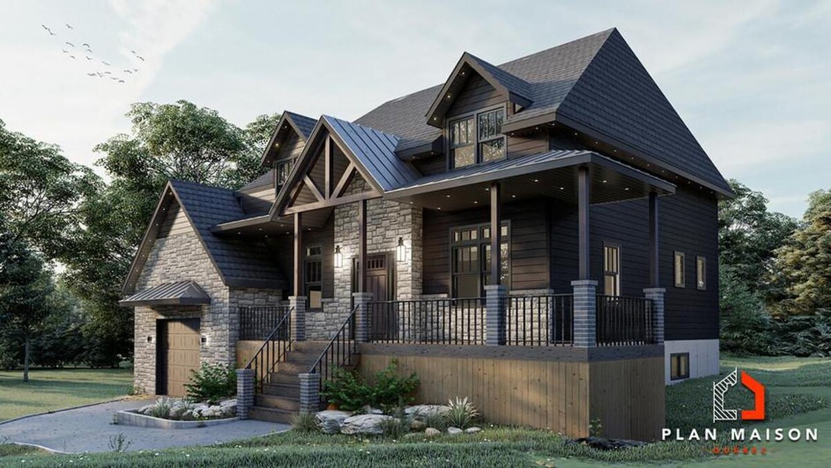Images Plan Maison Québec | Plan de maison neuve, Chalet, Bi-génération, Duplex, Triplex, Mini maison, et Garage