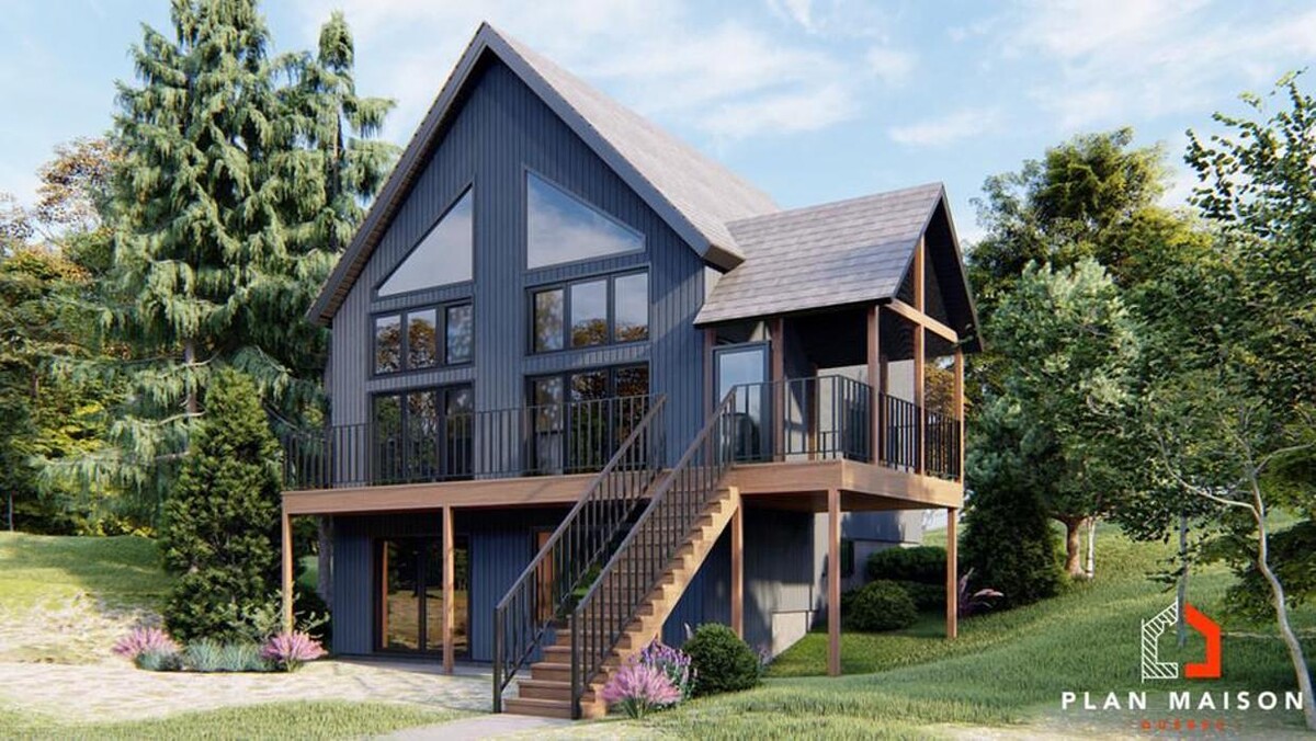 Images Plan Maison Québec | Plan de maison neuve, Chalet, Bi-génération, Duplex, Triplex, Mini maison, et Garage