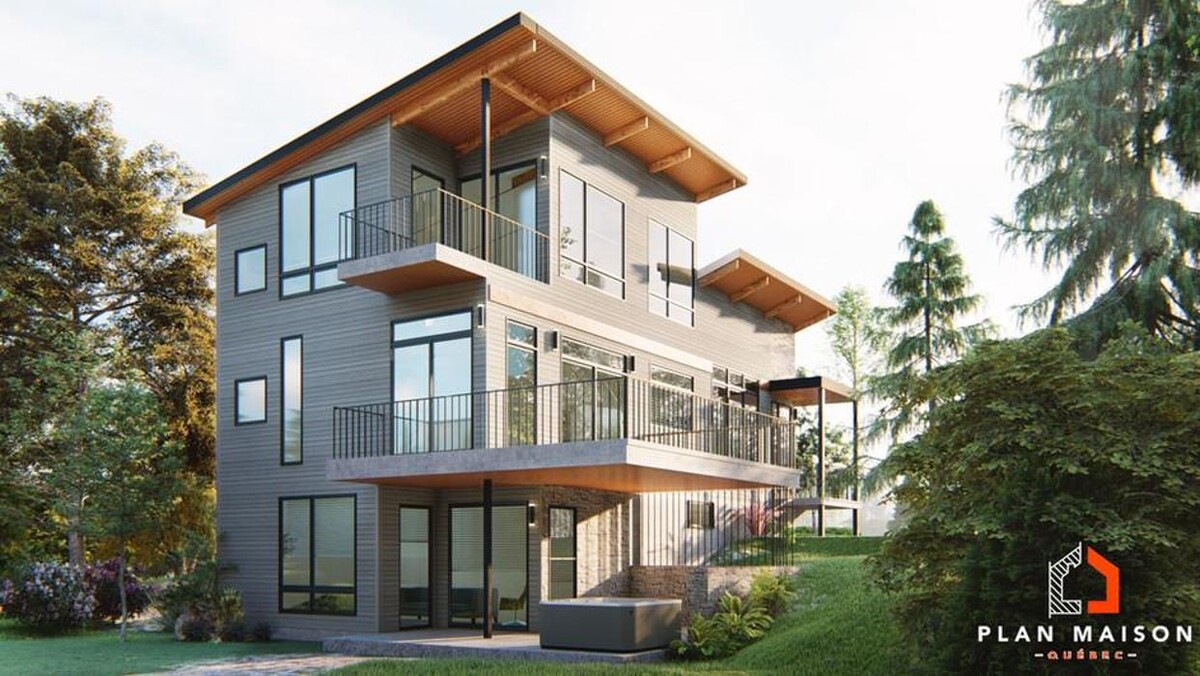 Images Plan Maison Québec | Plan de maison neuve, Chalet, Bi-génération, Duplex, Triplex, Mini maison, et Garage