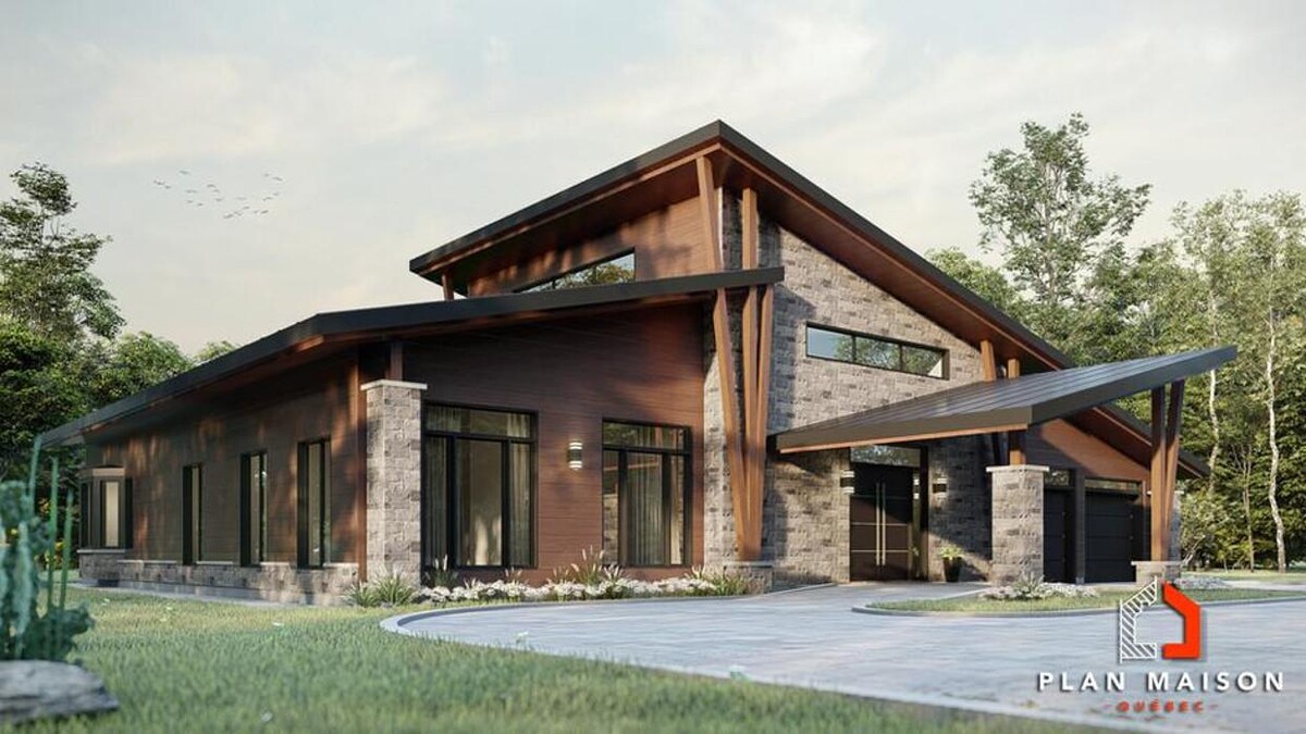 Images Plan Maison Québec | Plan de maison neuve, Chalet, Bi-génération, Duplex, Triplex, Mini maison, et Garage