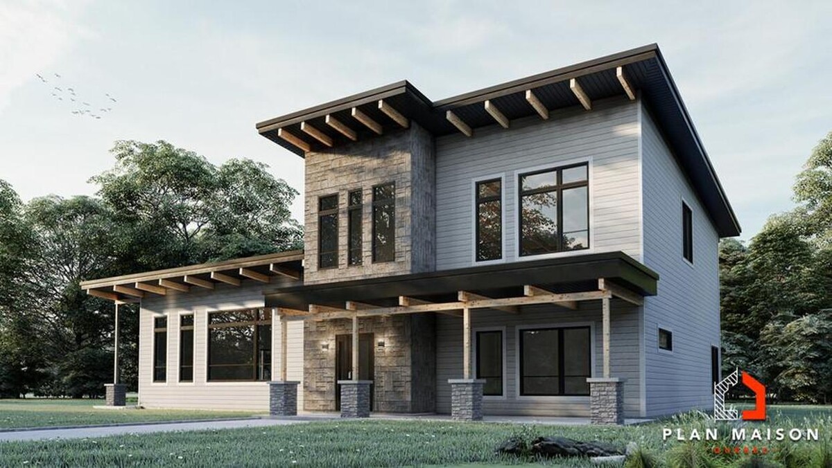 Images Plan Maison Québec | Plan de maison neuve, Chalet, Bi-génération, Duplex, Triplex, Mini maison, et Garage