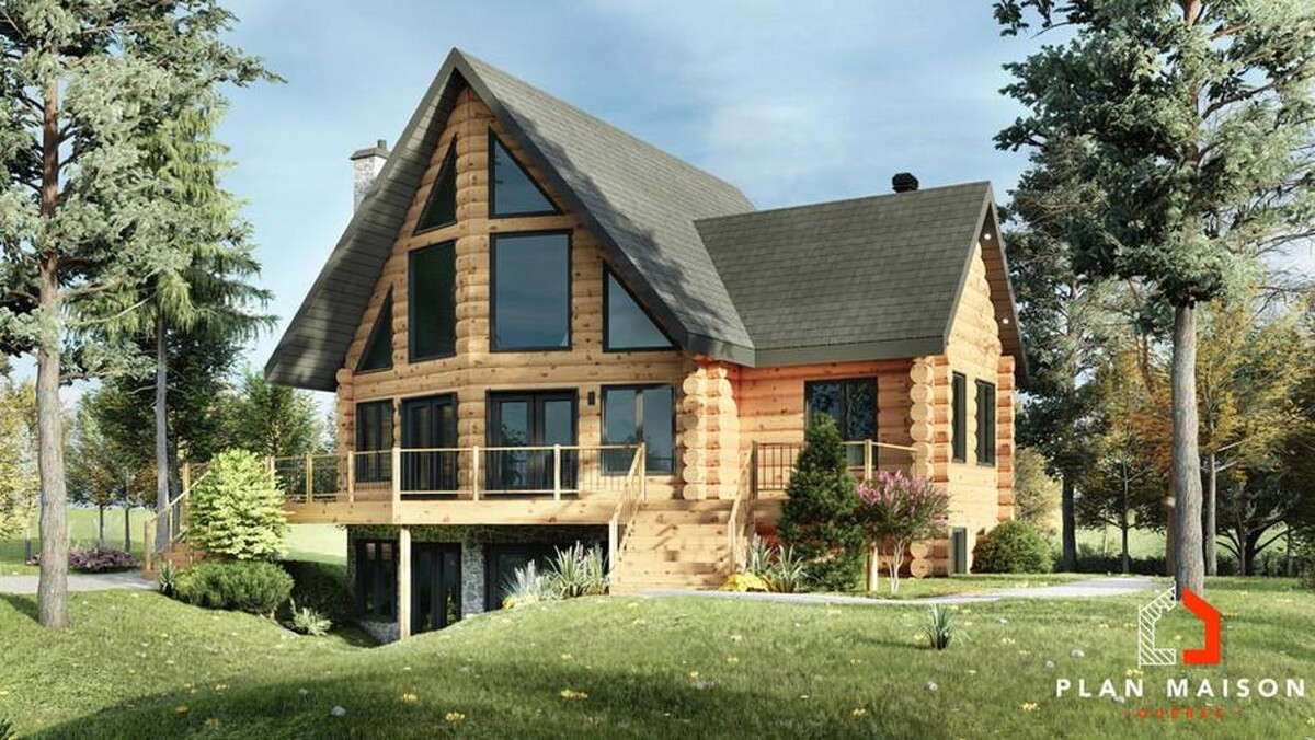 Images Plan Maison Québec | Plan de maison neuve, Chalet, Bi-génération, Duplex, Triplex, Mini maison, et Garage