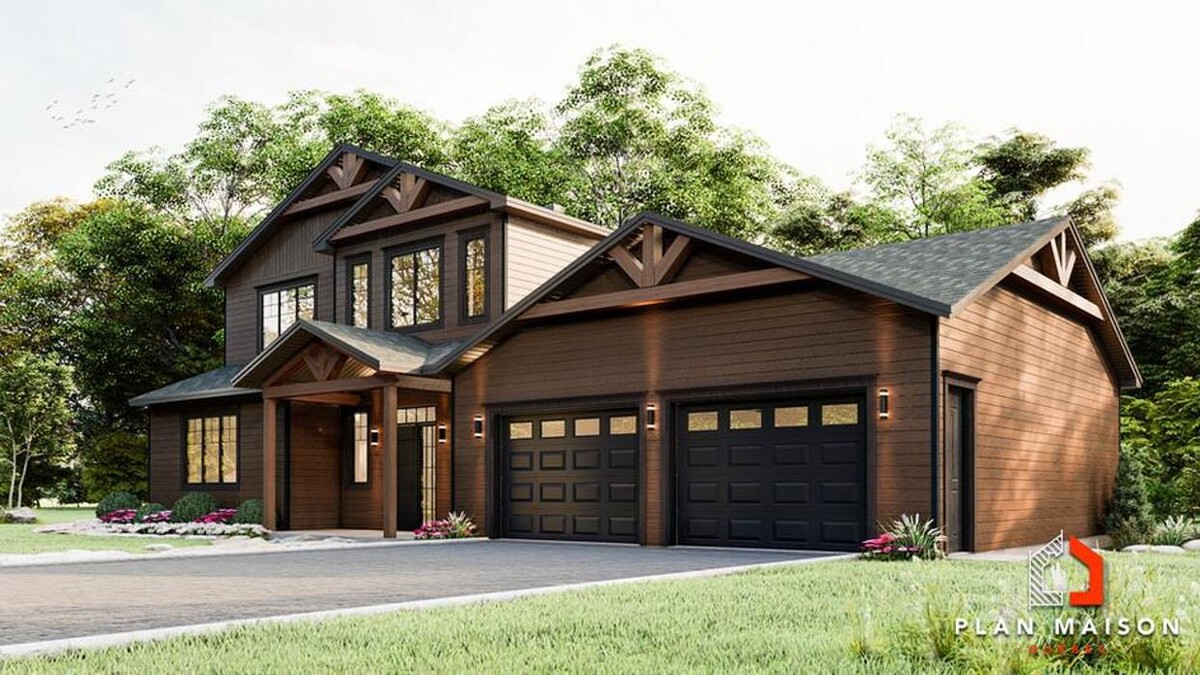 Images Plan Maison Québec | Plan de maison neuve, Chalet, Bi-génération, Duplex, Triplex, Mini maison, et Garage